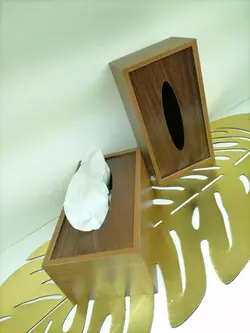 جا دستمالی چوبی رایکا