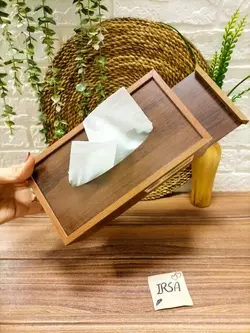 جا دستمالی چوبی رایکا