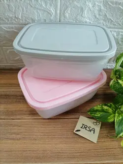 ظرف غذای درب دار پنج تایی