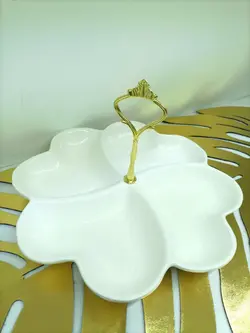 اردو خوری سرامیکی قلب چهار خانه