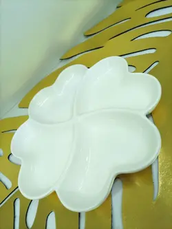 اردو خوری سرامیکی قلب چهار خانه
