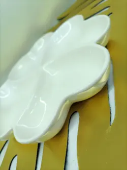 اردو خوری سرامیکی قلب چهار خانه