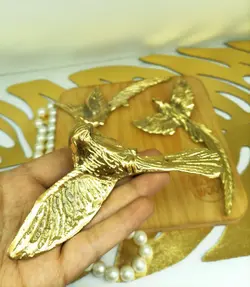 ست پرنده های برنزی دیوار کوب