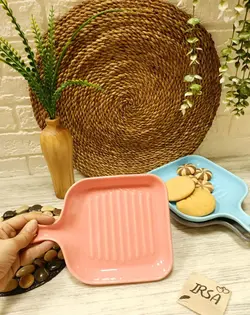 تابه سرامیکی مربع بزرگ تک دسته
