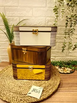جعبه چوبی خیاطی
