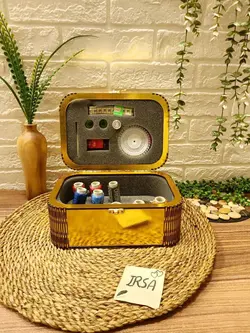 جعبه چوبی خیاطی
