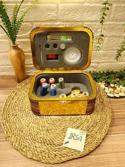 جعبه چوبی خیاطی