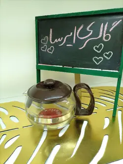 قوری پیرکس نوار استیل