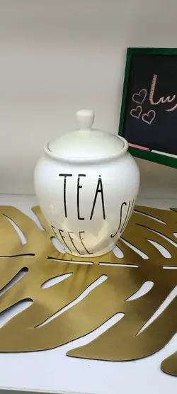 بانکه سرامیکی تکست دار درب سرامیک (بزرگ)