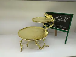 شیرینی خوری دو طبقه پروانه آلمینیومی (ریشه)