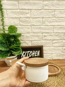 جا ادویه ای سنگی و چوبی رایکا