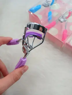 فرمژه برس دار دسته رنگی