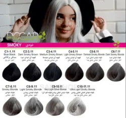 رنگ مو پیکارو بلوند دودی خیلی تیره Very Dark Smoky Blonde C5-6.11