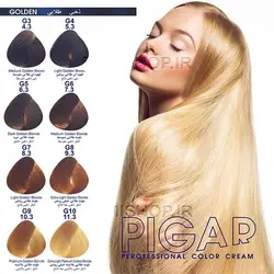 رنگ مو پیگار بلوند طلایی متوسط Medium Golden Blonde G6 (7.3)