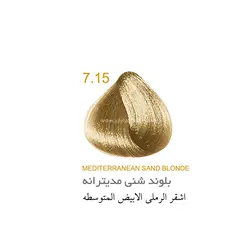 رنگ مو جولای بلوند شنی مدیترانه 7.15 حجم 100 میل Mediterranean Sand Blonde July