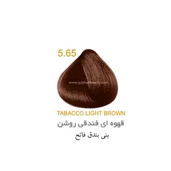 رنگ مو جولای قهوه ای فندقی روشن 5.65 حجم 100 میل Tabacco Light Brown