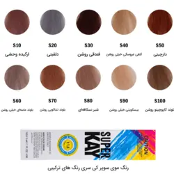 رنگ مو سوپرکی بلوند ماسه ای خیلی روشن (S60) حجم 145 میل