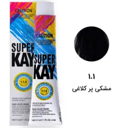 رنگ مو سوپرکی مشکی پر کلاغی (1.1) حجم 145 میل Black