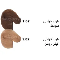رنگ مو بیول بلوند کاراملی متوسط (7.82) Medium Caramel Blonde BIOL