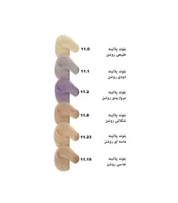 رنگ مو بیول بلوند پلاتینه عدسی روشن (11.19) Light Platinum Lentil Blonde