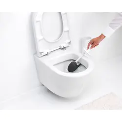 برس توالت شور با نگهدارنده مایندست سفید برابانتیا