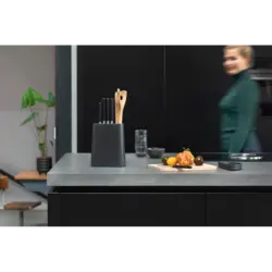 جای ابزار آشپزی و بلوک چاقو خاکستری برابانتیا