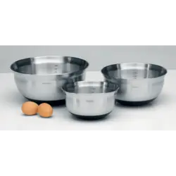 ست سه تکه کاسه استیل میکس برابانتیا