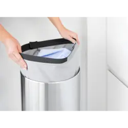 سطل رخت 35 لیتر استیل مات برابانتیا