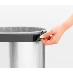 سطل رخت 35 لیتر استیل مات برابانتیا