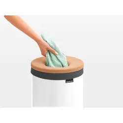 سطل رخت 35 لیتر مدل کورد لید سفید برابانتیا