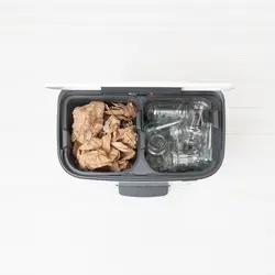 سطل زباله بو پدال بین 2 در 30 لیتر سفید برابانتیا