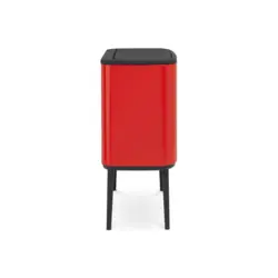 سطل زباله بو تاچ بین 11+23 لیتر پلاتینیوم برابانتیا