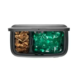 سطل زباله بو تاچ بین 11+23 لیتر شامپاینی برابانتیا