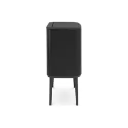 سطل زباله بو تاچ بین 11+23 لیتر مشکی مات برابانتیا