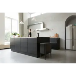 سطل زباله بو تاچ بین 11+23 لیتر مشکی مات برابانتیا