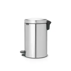 سطل زباله نیو آیکن پدالی 12 لیتر استیل مات برابانتیا