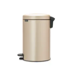 سطل زباله نیو آیکن پدالی 12 لیتر شامپاینی برابانتیا