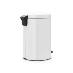 سطل زباله نیو آیکن پدالی 20 لیتر سفید برابانتیا