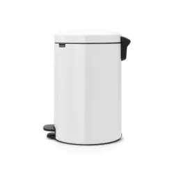سطل زباله نیو آیکن پدالی 20 لیتر سفید برابانتیا