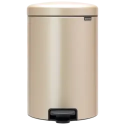 سطل زباله نیو آیکن پدالی 20 لیتر شامپاینی برابانتیا