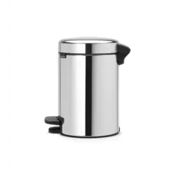 سطل زباله نیو آیکن پدالی 3 لیتر استیل براق برابانتیا