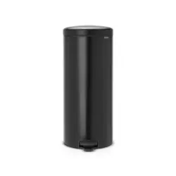 سطل زباله نیو آیکن پدالی 30 لیتر مشکی مات برابانتیا