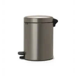 سطل زباله نیو آیکن پدالی 5 لیتر پلاتینیوم برابانتیا