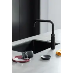 فرچه ظرفشویی و جا مایع مشکی برابانتیا