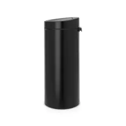 سطل زباله تاچ بین نیو 30 لیتر مشکی مات برابانتیا