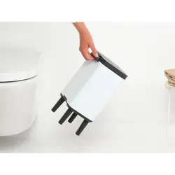 سطل زباله بو تاچ بین بلند 4 لیتر سفید برابانتیا