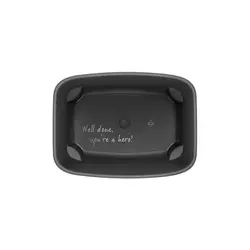 سطل زباله بو تاچ بین بلند 7 لیتر مشکی مات برابانتیا