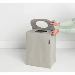 سطل رخت برزنتی 55 لیتر خاکستری برابانتیا