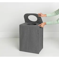 سطل رخت برزنتی 55 لیتر مشکی برابانتیا