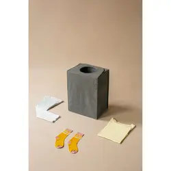 سطل رخت برزنتی 55 لیتر مشکی برابانتیا